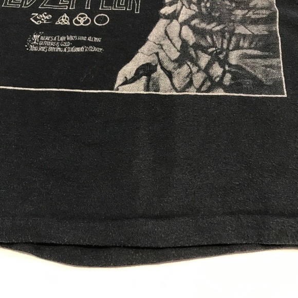 Led Zeppelin Concert Stairway to Heaven Medium T-Shirt Vintage - Picture 4 of 5